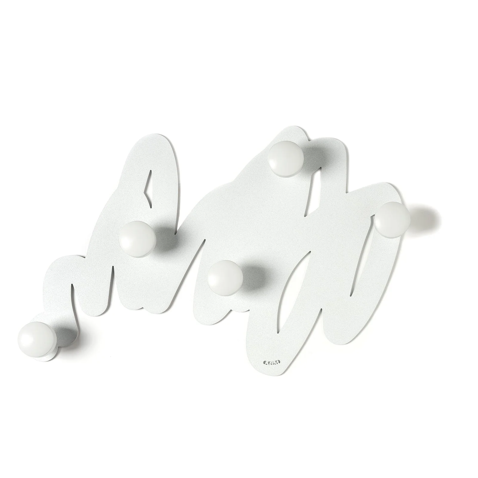 ARTI & MESTIERI Appendiabiti Marea 50x32cm Bianco Marmo