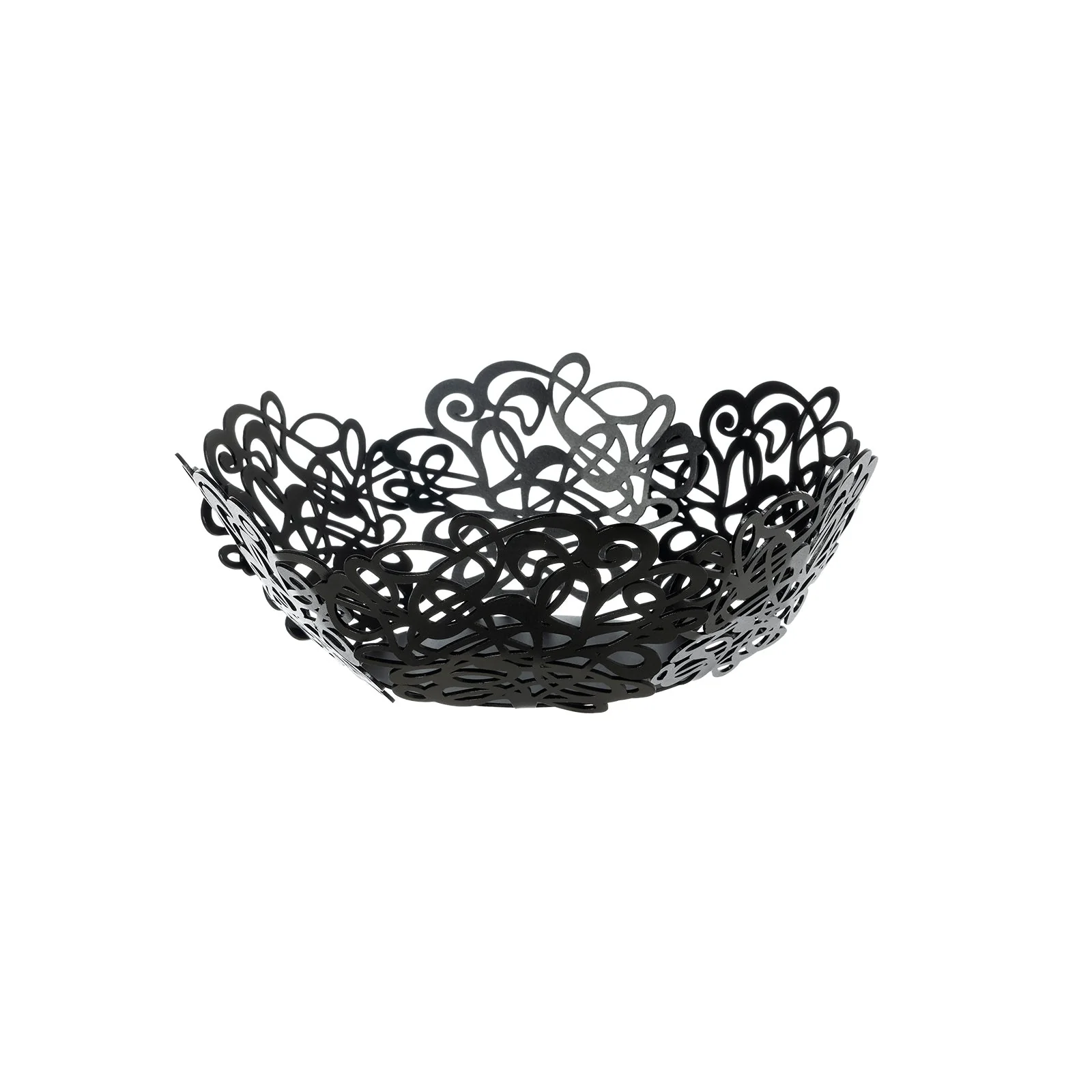 ARTI & MESTIERI Centrotavola di Design Scarabocchio Piccolo 28x10cm Nero