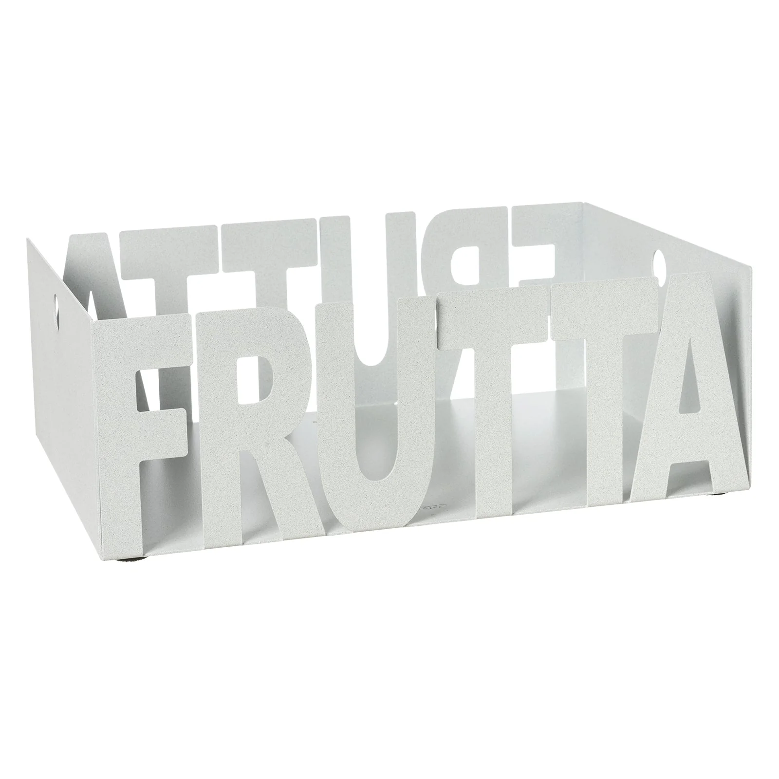 ARTI & MESTIERI Fruttiera Letter 23x11cm Bianco Marmo