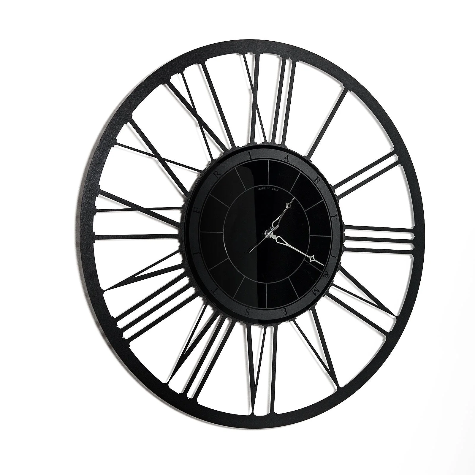 ARTI & MESTIERI Orologio da Parete di Design Big Lux Nero
