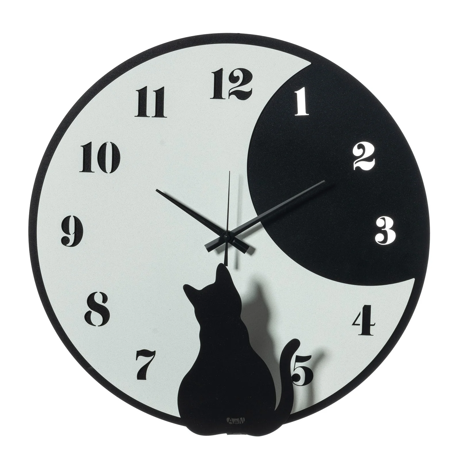 ARTI & MESTIERI Orologio Moon Whiskers Nero E Bianco Marmo