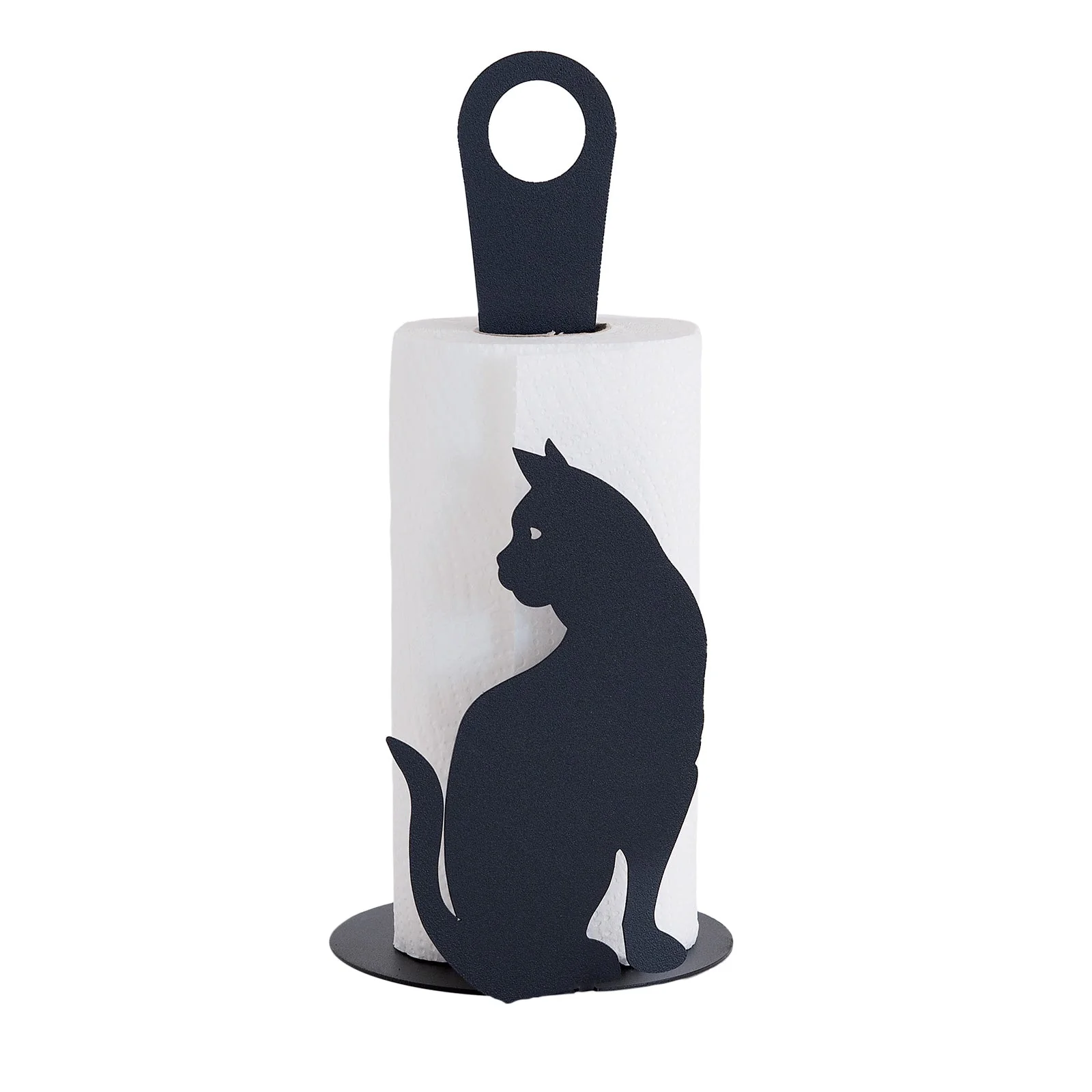 ARTI & MESTIERI Porta Rotoli da Cucina Gatto Nero