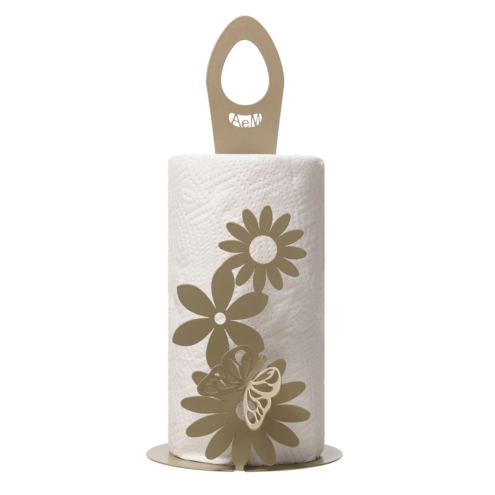 ARTI & MESTIERI Porta Rotoli da Cucina Margherite Miele