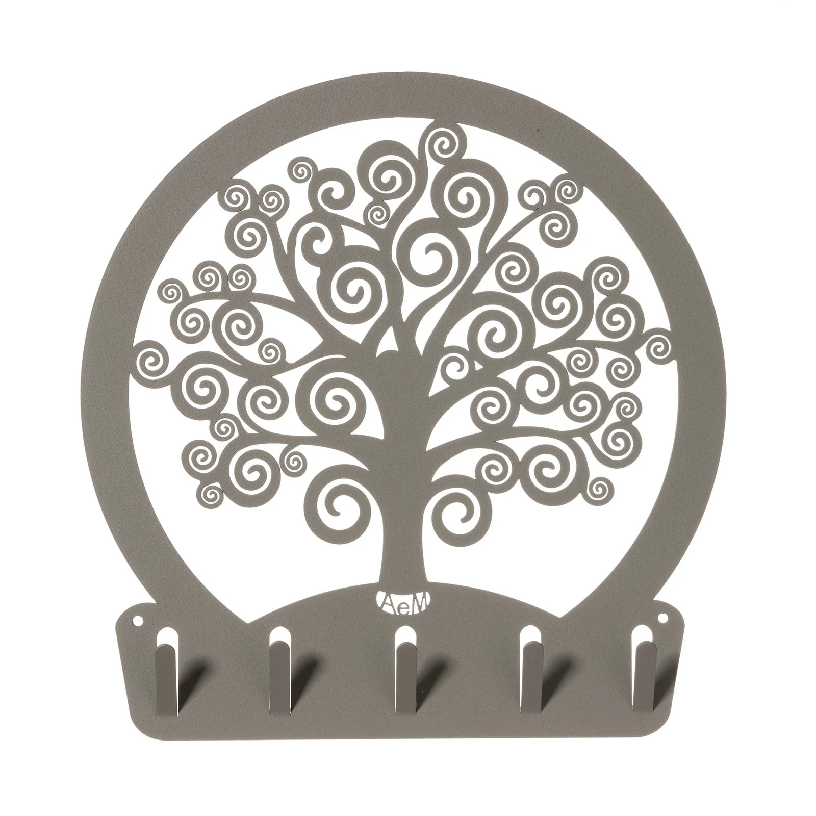 ARTI & MESTIERI Portachiavi Moderno da Parete Albero Della Vita Fango