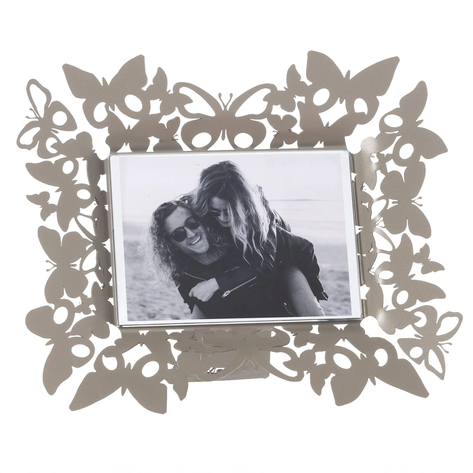 ARTI & MESTIERI Portafoto di Design Farfalloso Orizzontale Sabbia