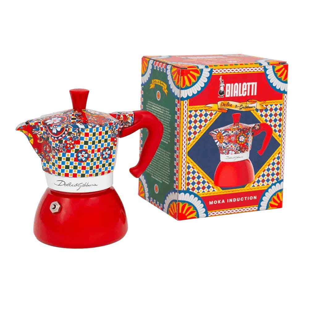 BIALETTI Dolce & Gabbana Carretto Siciliano Moka a Induzione 4 Tazze - Image 2