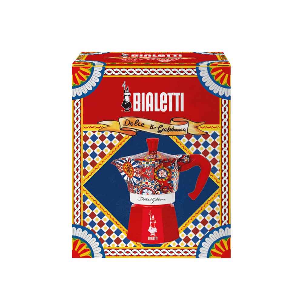 BIALETTI Dolce & Gabbana Carretto Siciliano Moka Express 3 Tazze - Image 3
