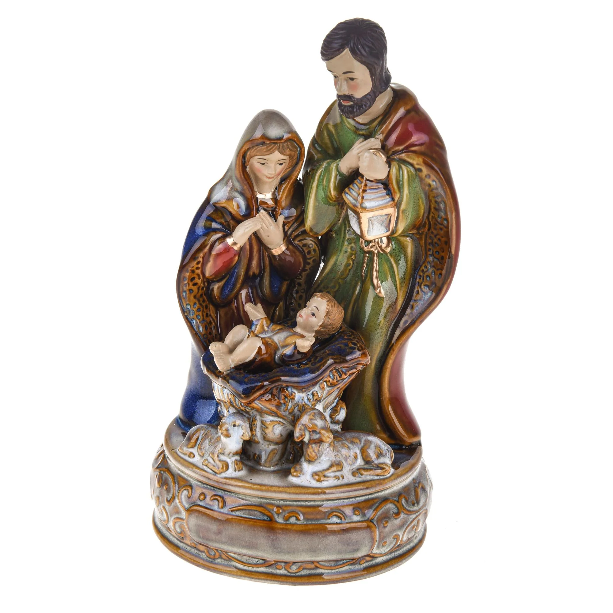 BIANCHI DINO - Natività Carillon Decorazione Natalizia 22 cm Porcellana - Image 2