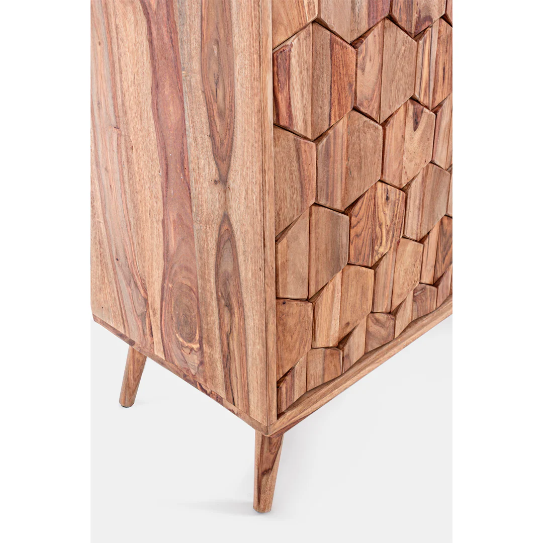 BIZZOTTO Credenza Kant Madia Mobile Legno Salotto Soggiorno 145x77cm 0746519 - Image 5