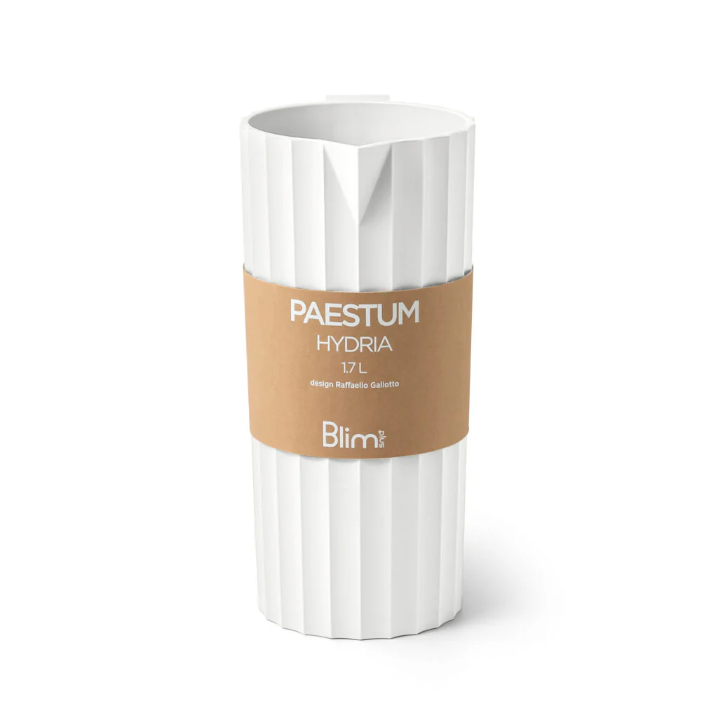 BLIM PLUS Caraffa Brocca Hydria Arctic White Bianco 1,7lt Made in Italy 100% Riciclabile - Image 3