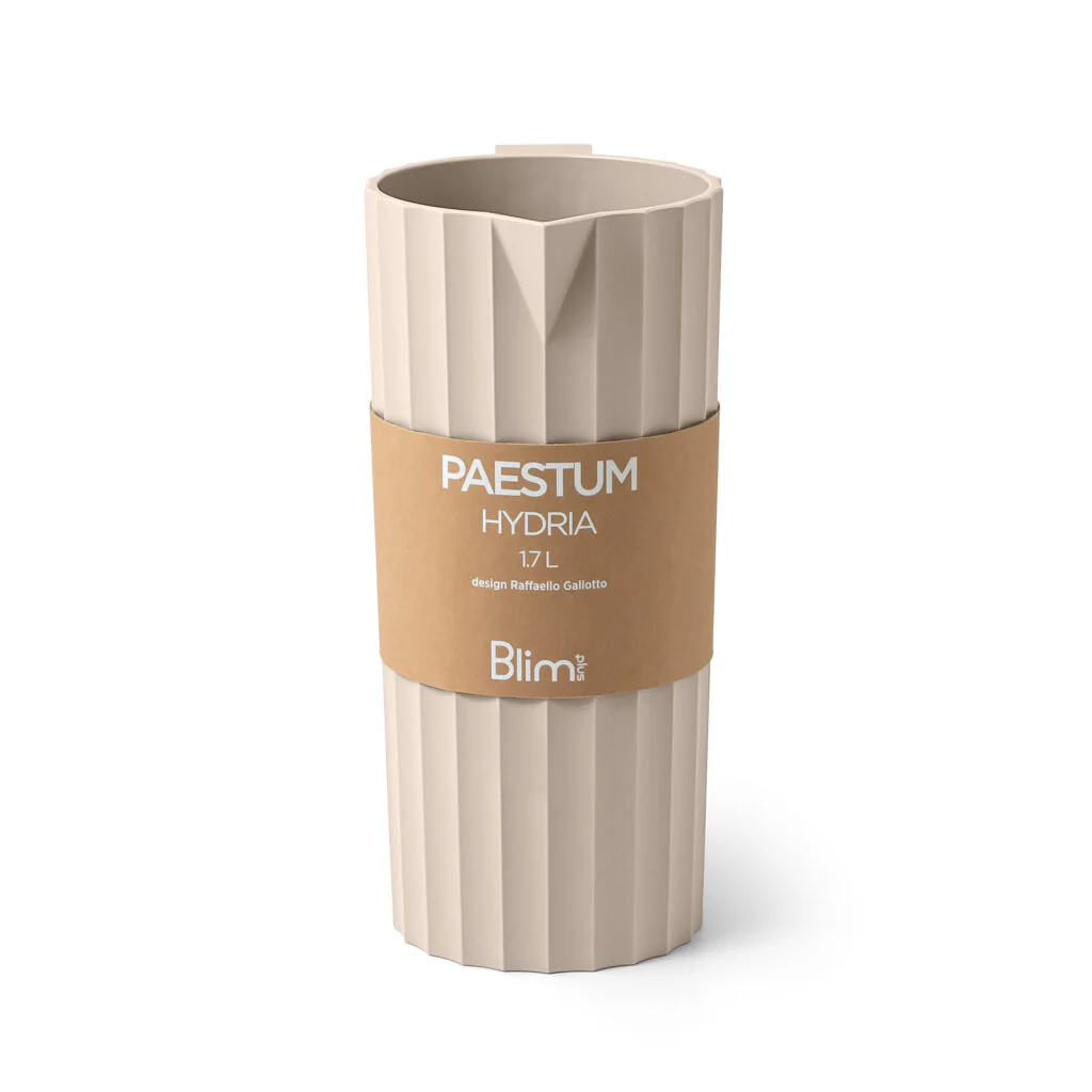 BLIM PLUS Caraffa Brocca Hydria Moka Grey Grigio 1,7lt Made in Italy 100% Riciclabile - Image 3