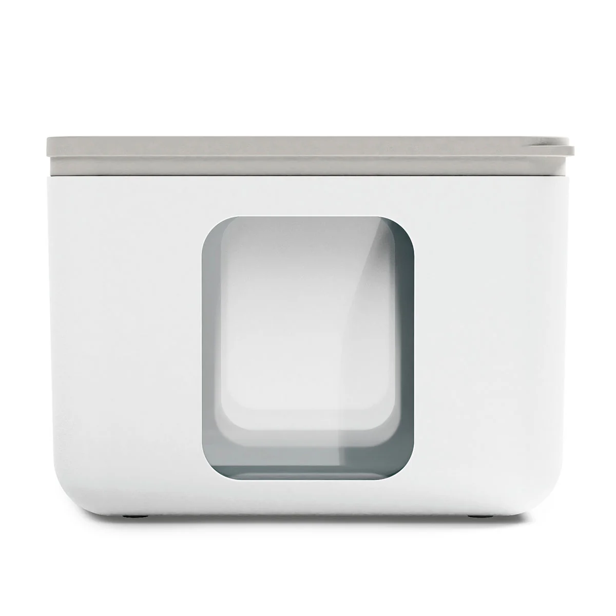 BLIM PLUS Peek Box Contenitore Quadro 2 Pezzi 10x13cm Arctic White Bianco Made in Italy 100% Riciclabile