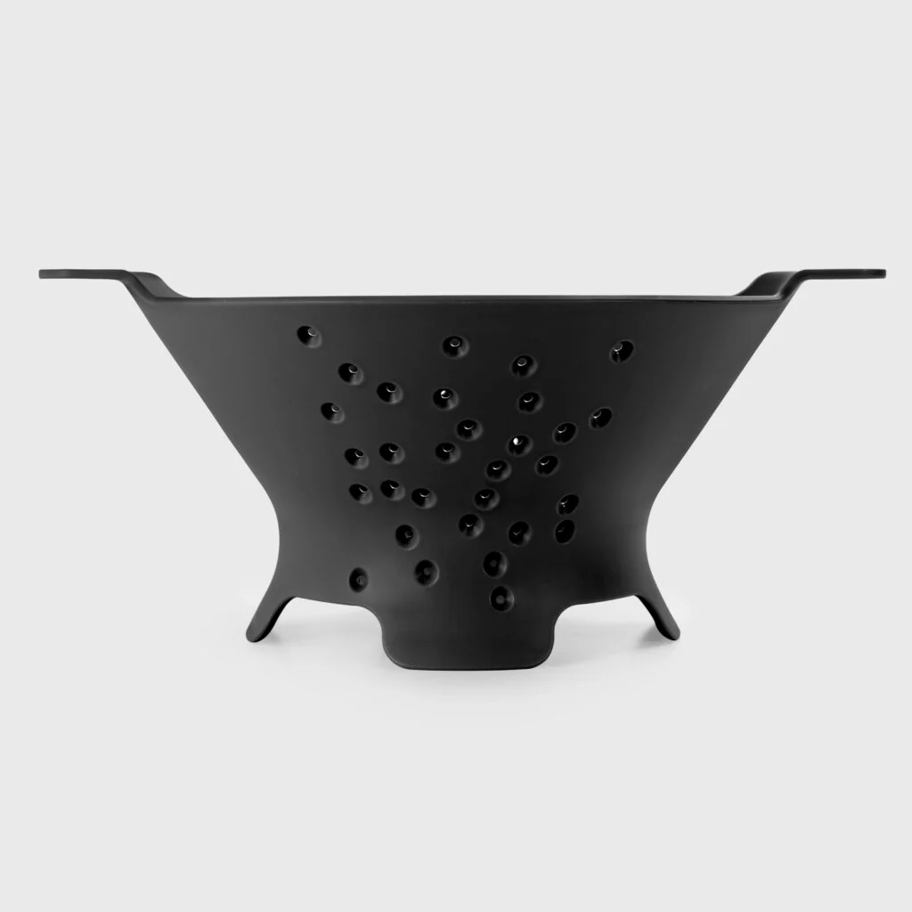 BLIM PLUS Scolapasta Cosmo Carbon Black Nero Made in Italy 100% Riciclabile - Image 2