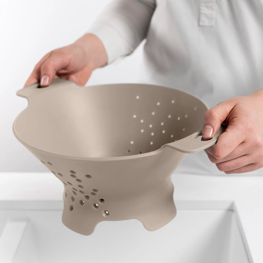 BLIM PLUS Scolapasta Cosmo Moka Grey Grigio Made in Italy 100% Riciclabile - Image 13