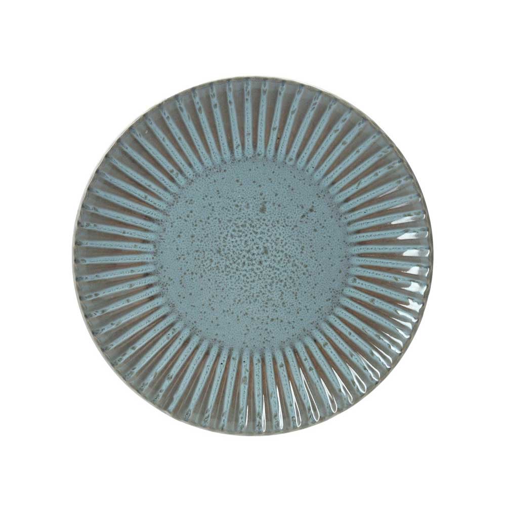 BRANDANI Piatto Frutta Melange Acquamarina Stoneware 21cm