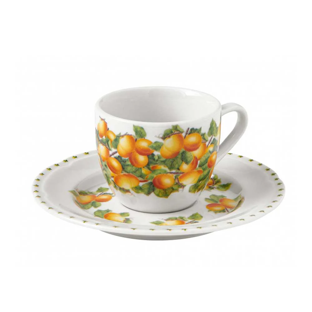 BRANDANI Set Tazze Caffè 4 Pezzi Le Primizie 90ml Porcellana - Image 5