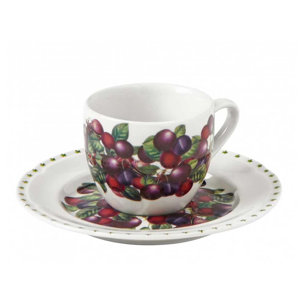 BRANDANI Set Tazze Caffè 4 Pezzi Le Primizie 90ml Porcellana - Image 4