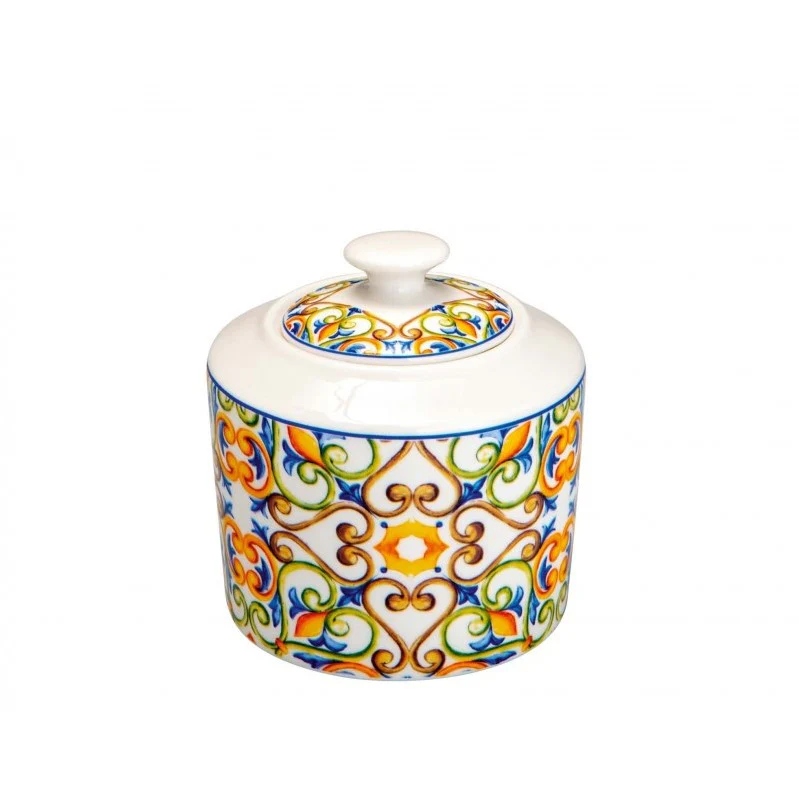 BRANDANI Zuccheriera Medicea New Bone China 10x7cm 250gr Porcellana