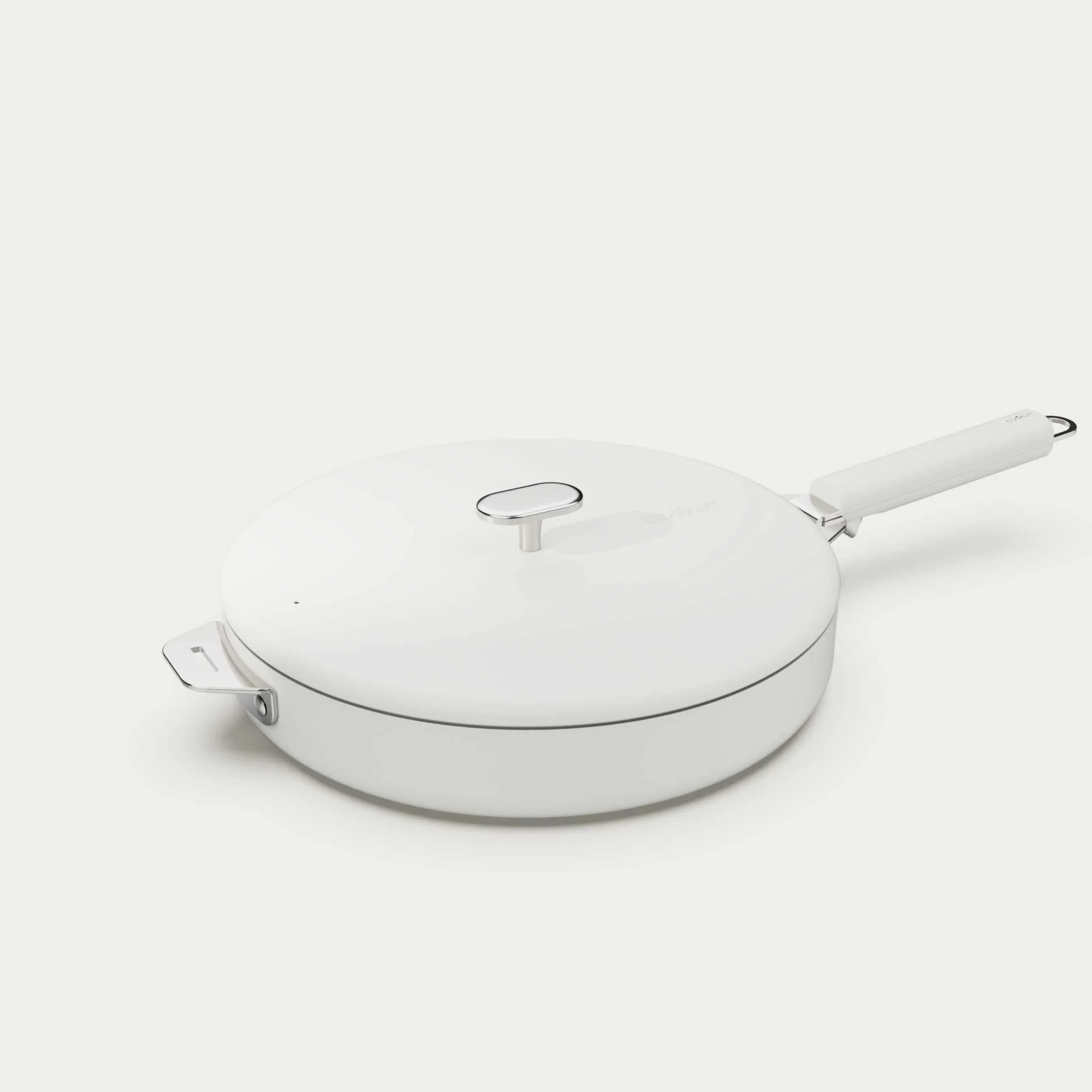 COOKUT La Meravigliosa Padella con Manici 28cm Bianco Acciaio Inox - Image 4