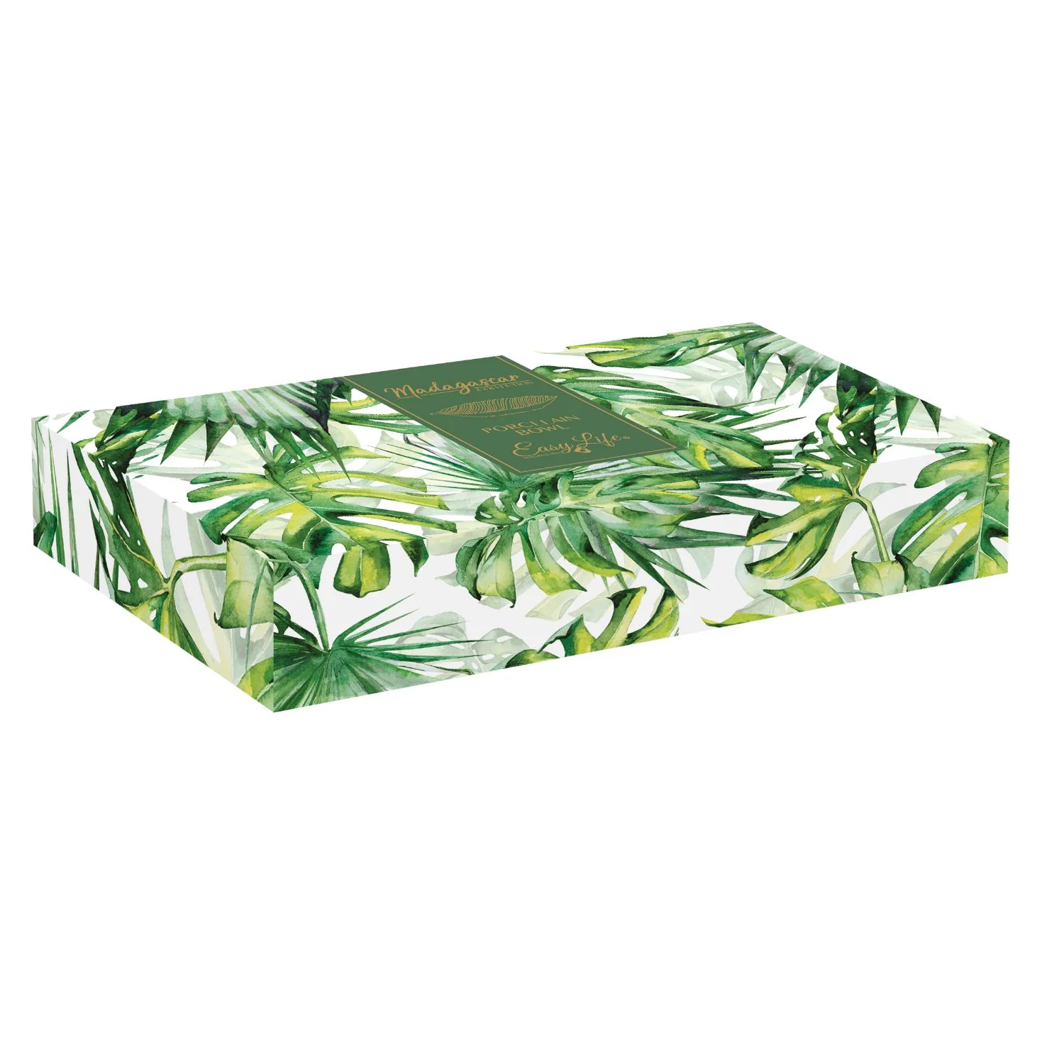 EASY LIFE Leaves Ciotola Coppa Foglia 30x13cm Porcellana Bianco - Image 2