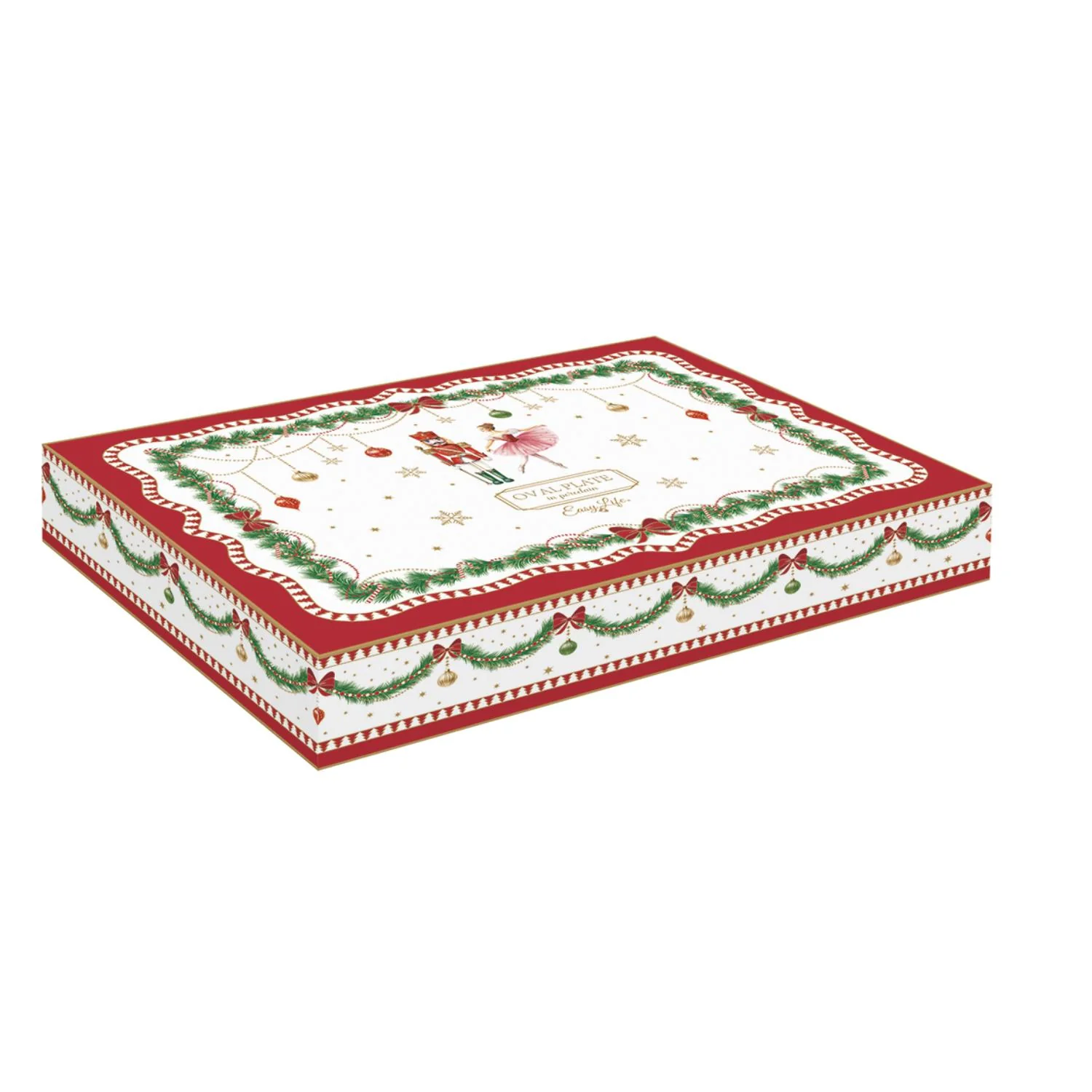 EASY LIFE Magie de Noel Ciotola Ovale Natalizia 25x17cm Porcellana - Image 3