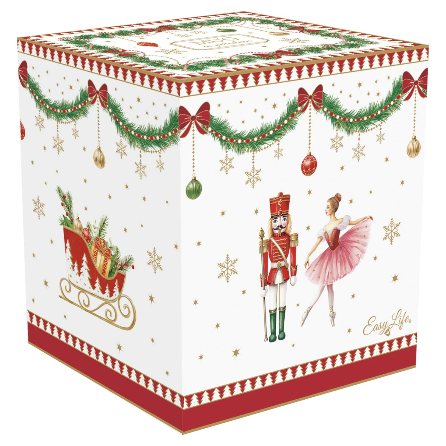 EASY LIFE Magie de Noel Tazza Caffè Mug Natalizia 300ml Porcellana - Image 2