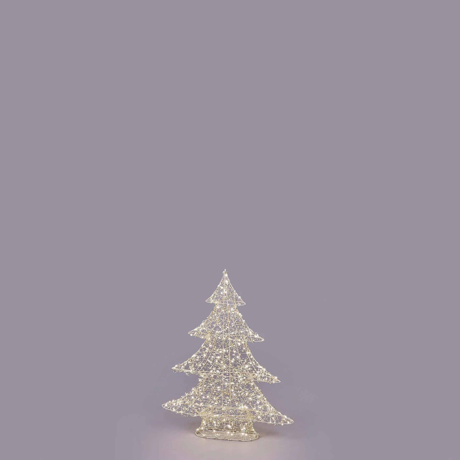EDG Enzo De Gasperi Albero Led Pearls 400 Microled 59x48cm Oro Chiaro