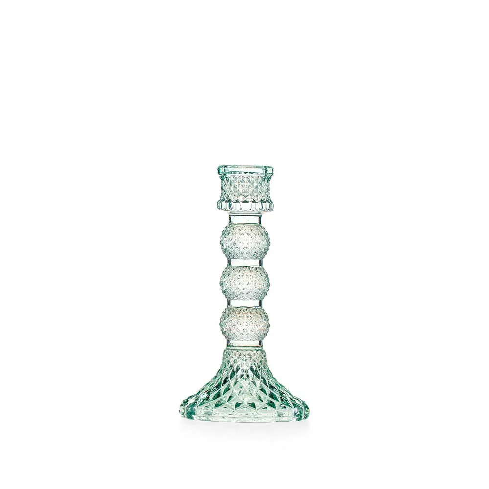EMÒ ITALIA Convivium Candeliere in Vetro Verde 15,5cm
