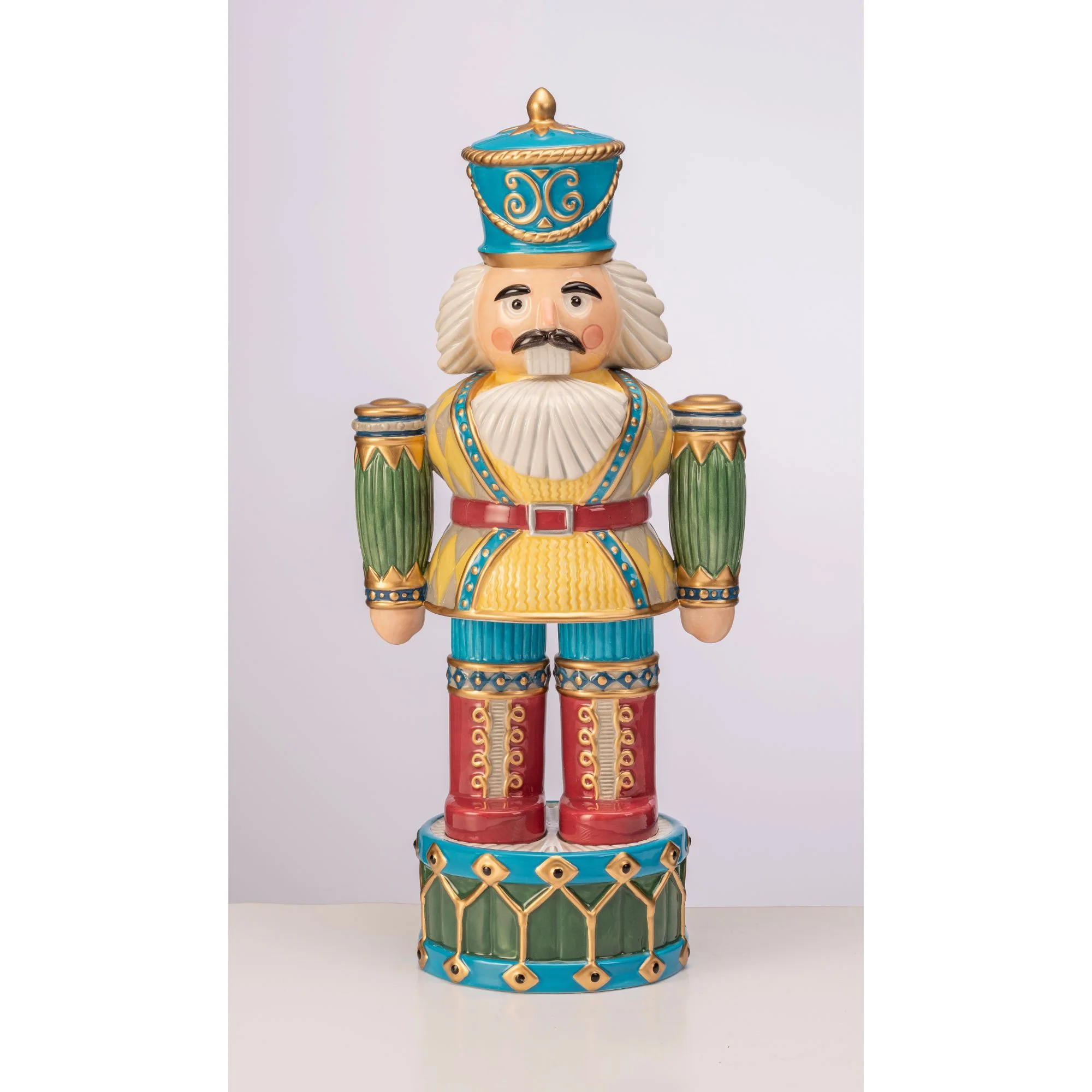 FITZ & FLOYD - Figura Statua Schiaccianoci Decorazione Natale 37 cm 1022020