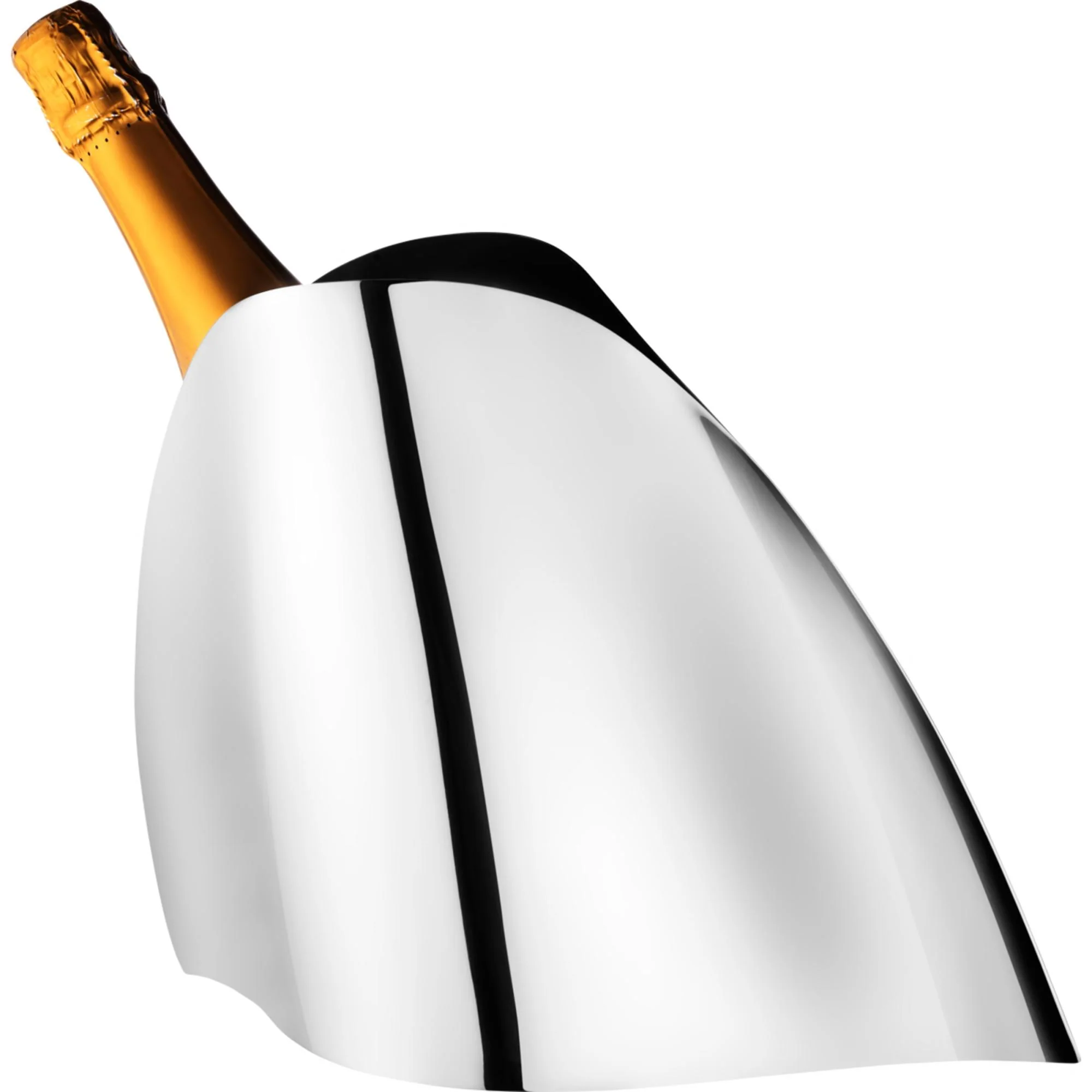 GEORG JENSEN Secchiello Champagne Indulgence 22,5x28cm Inox Lucidato a Specchio