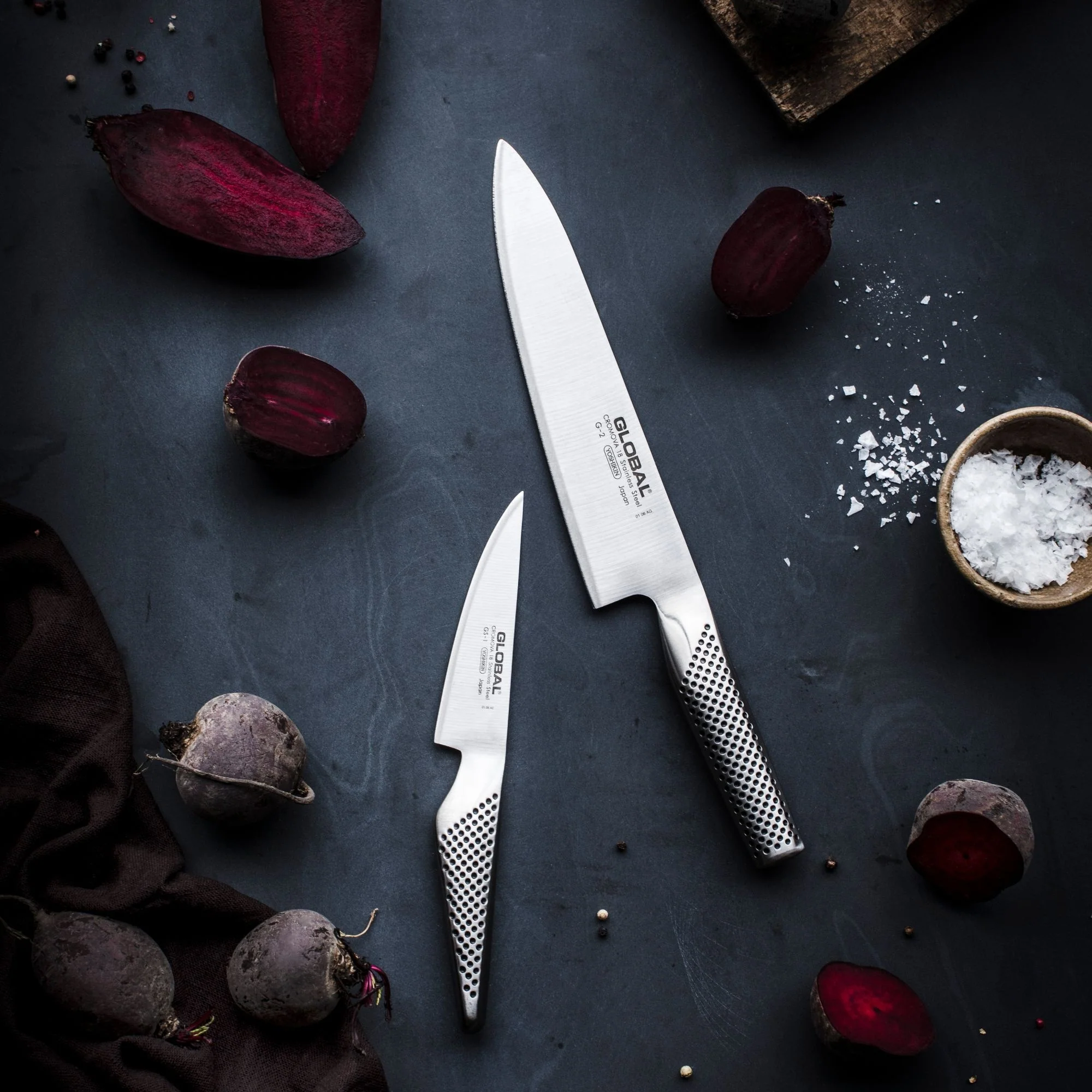 GLOBAL Coltello Cuoco 20cm in Acciaio Inox Cromova 18 G-02 - Image 3