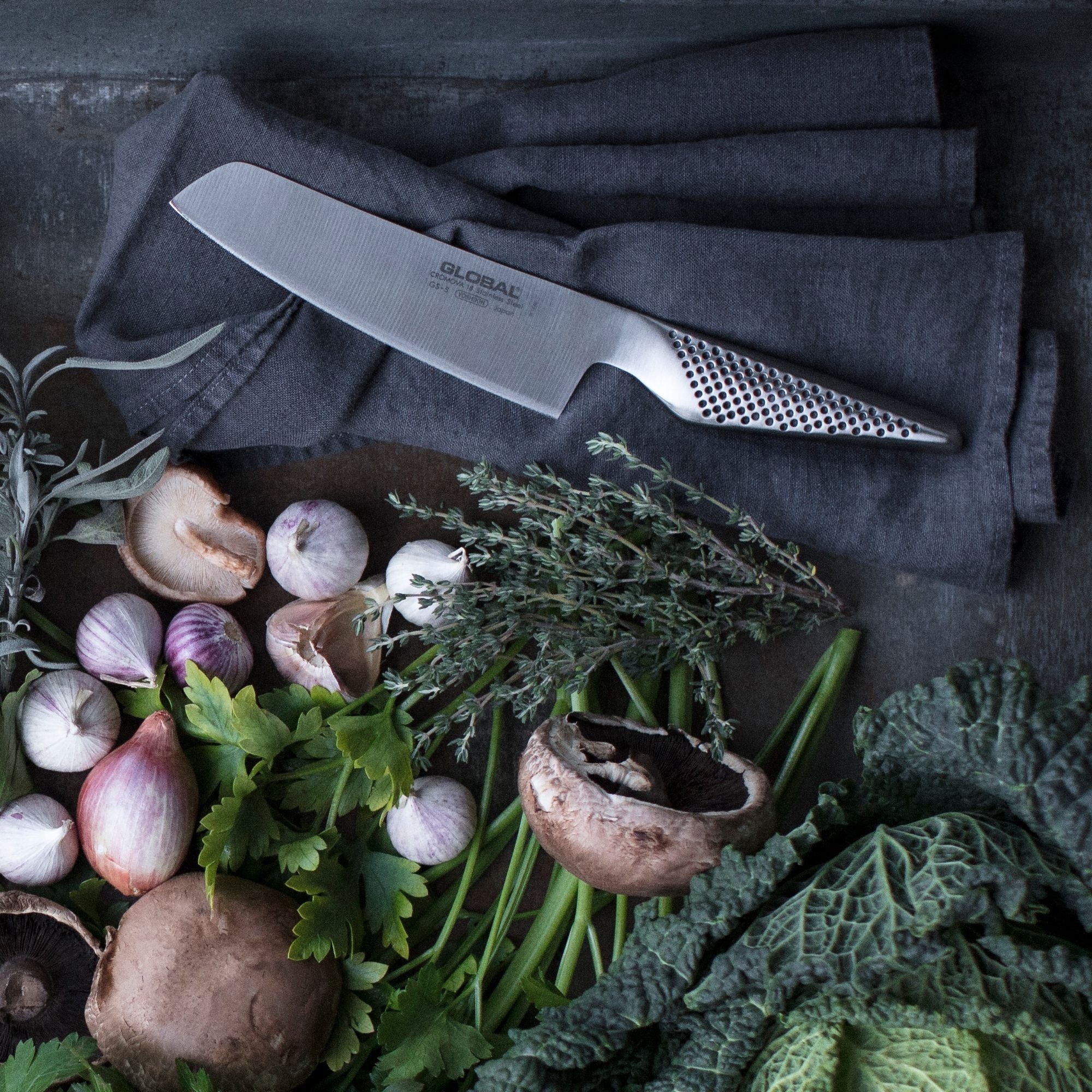 GLOBAL Coltello Verdure 14cm in Acciaio Inox Cromova 18 GS-05 - Image 3