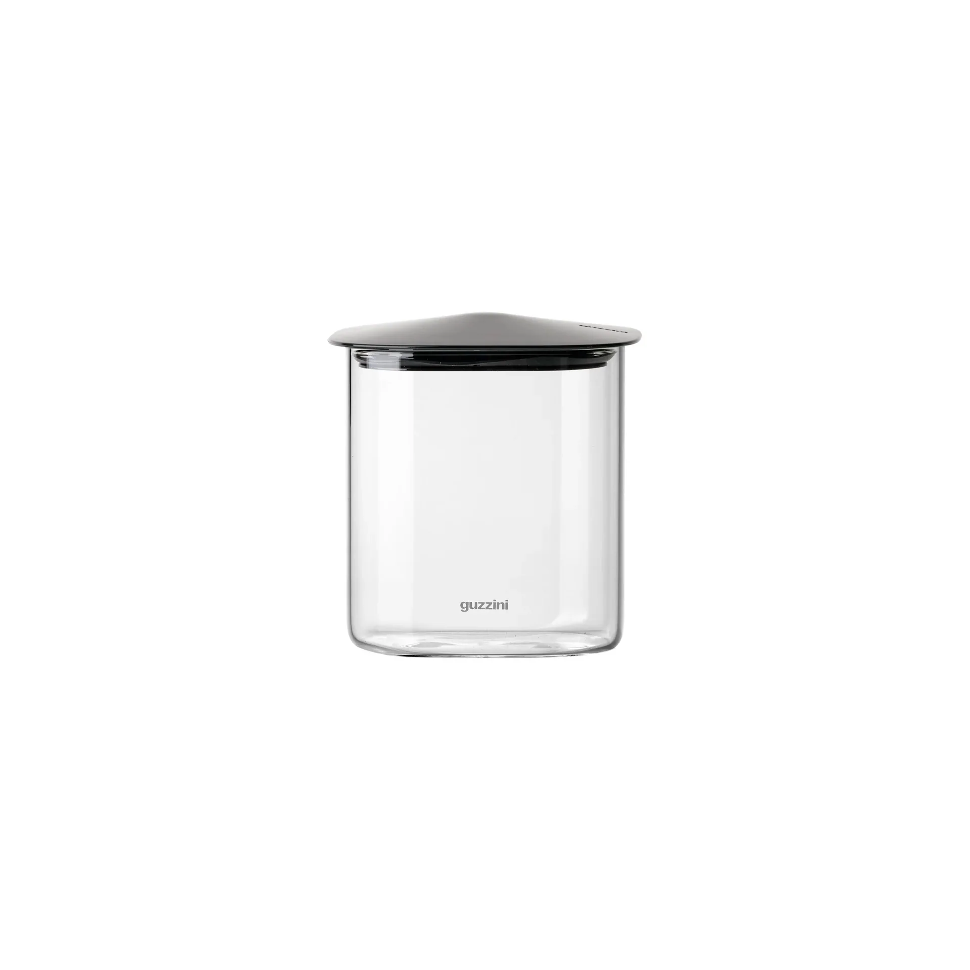 GUZZINI Barattolo Rettangolare in Vetro M 1L Fresh & Style Nero
