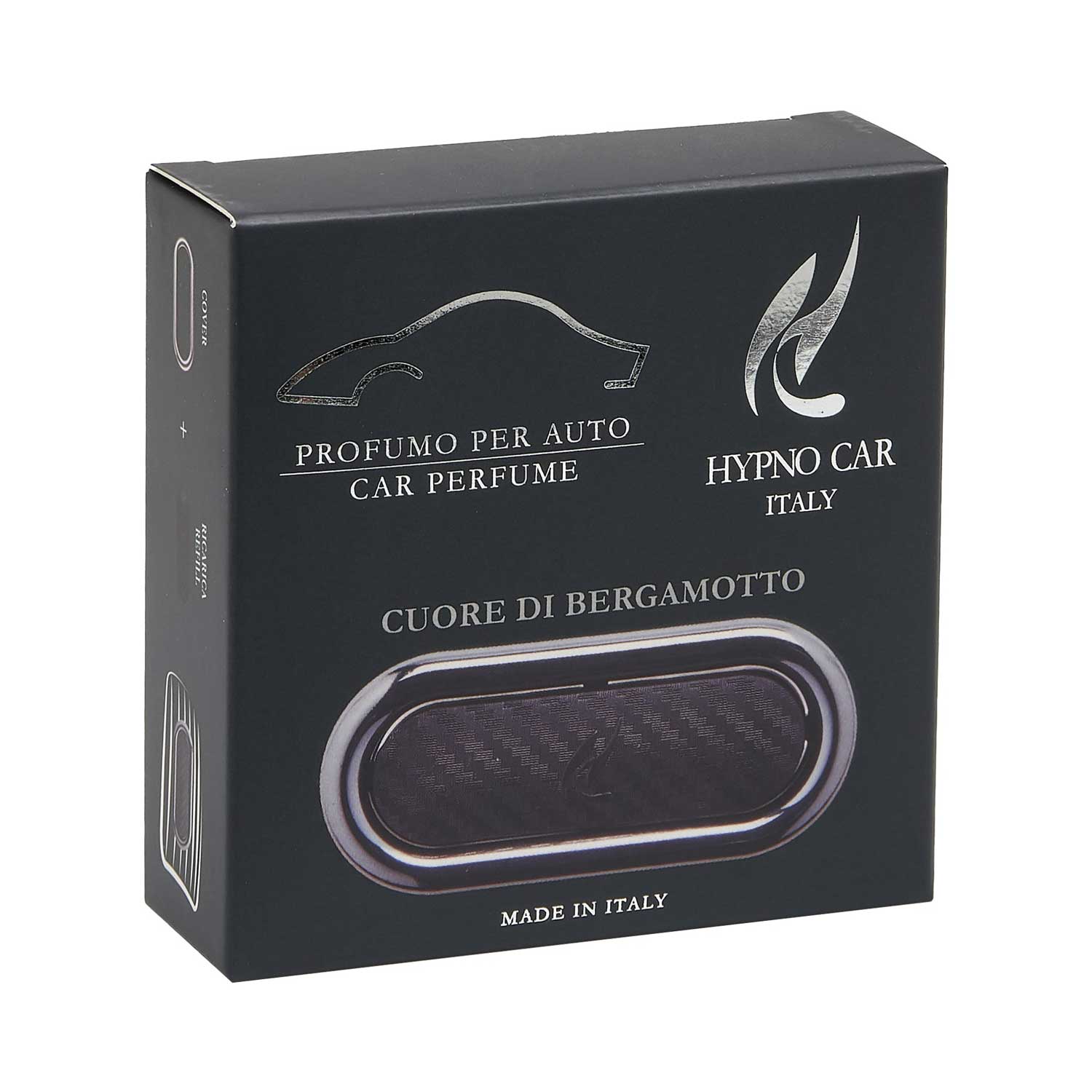 HYPNO CASA Profumatore Deodorante per Auto Argento Cuore di Bergamotto - Image 2