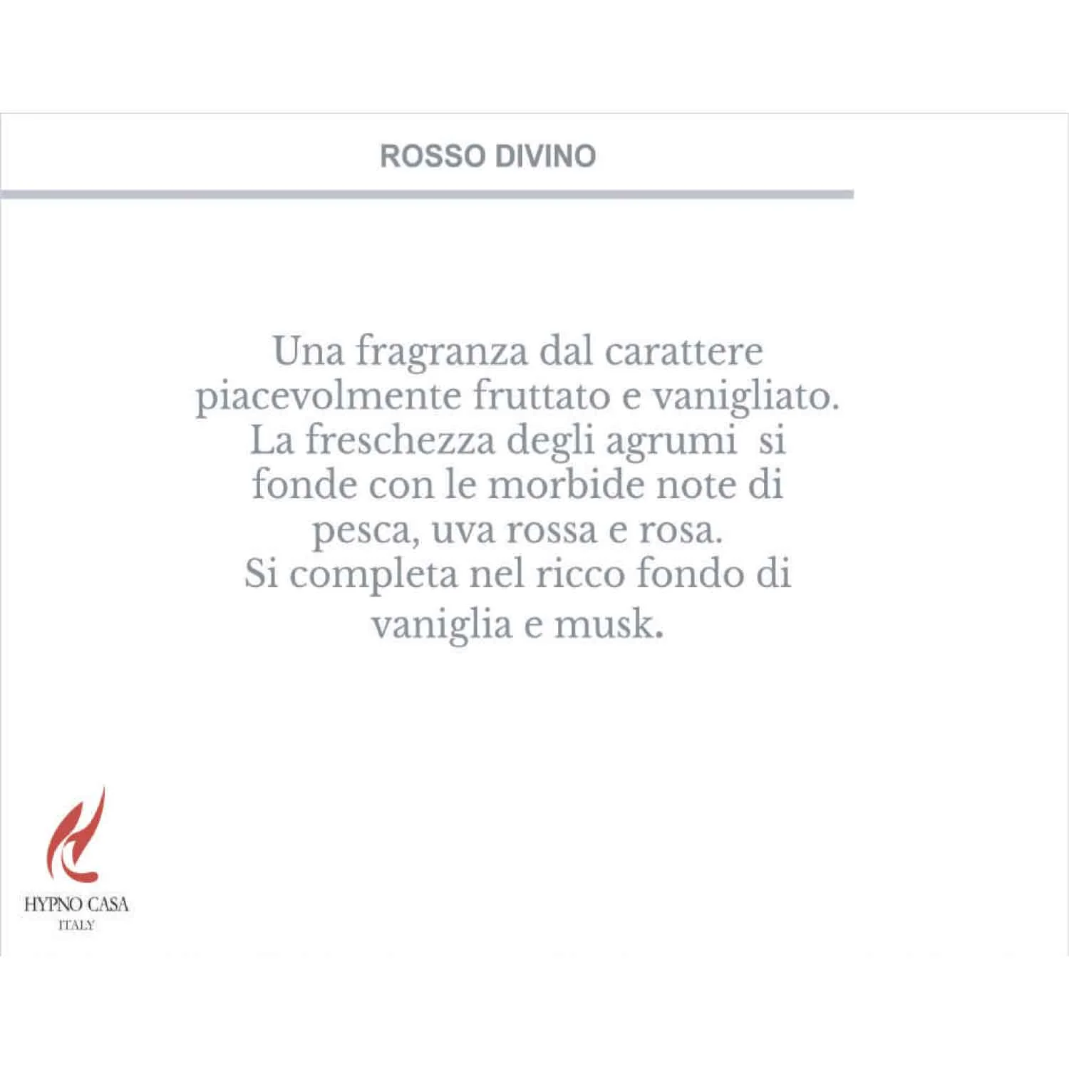 HYPNO CASA - Profumatore Diffusore con Bastoncini Rosso Divino Eco 100ml - Image 3