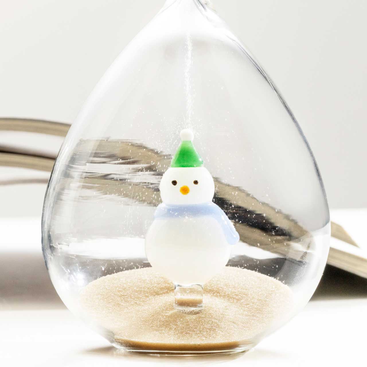 ICHENDORF Christmas Tales Clessidra Pupazzo di Neve 20cm Vetro Borosilicato - Image 3