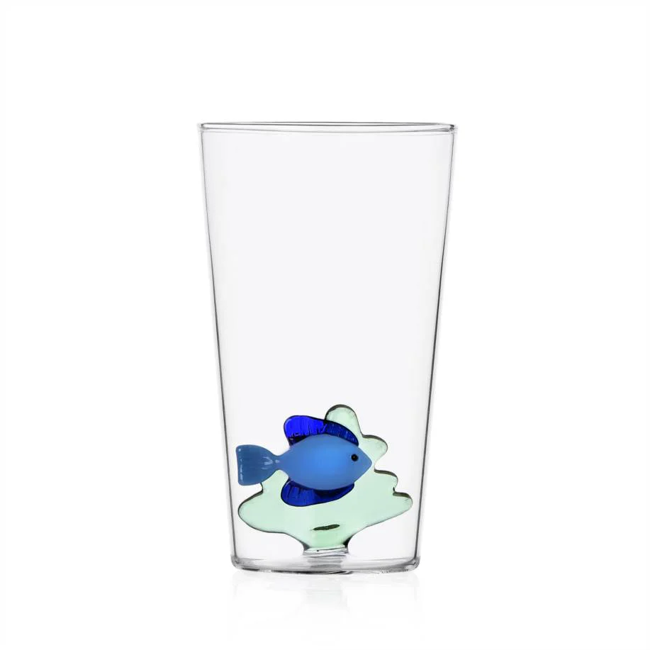 ICHENDORF Marine Garden Pesci Set 6 Pezzi Bicchieri Longdrink 13cm Vetro Borosilicato - Image 6