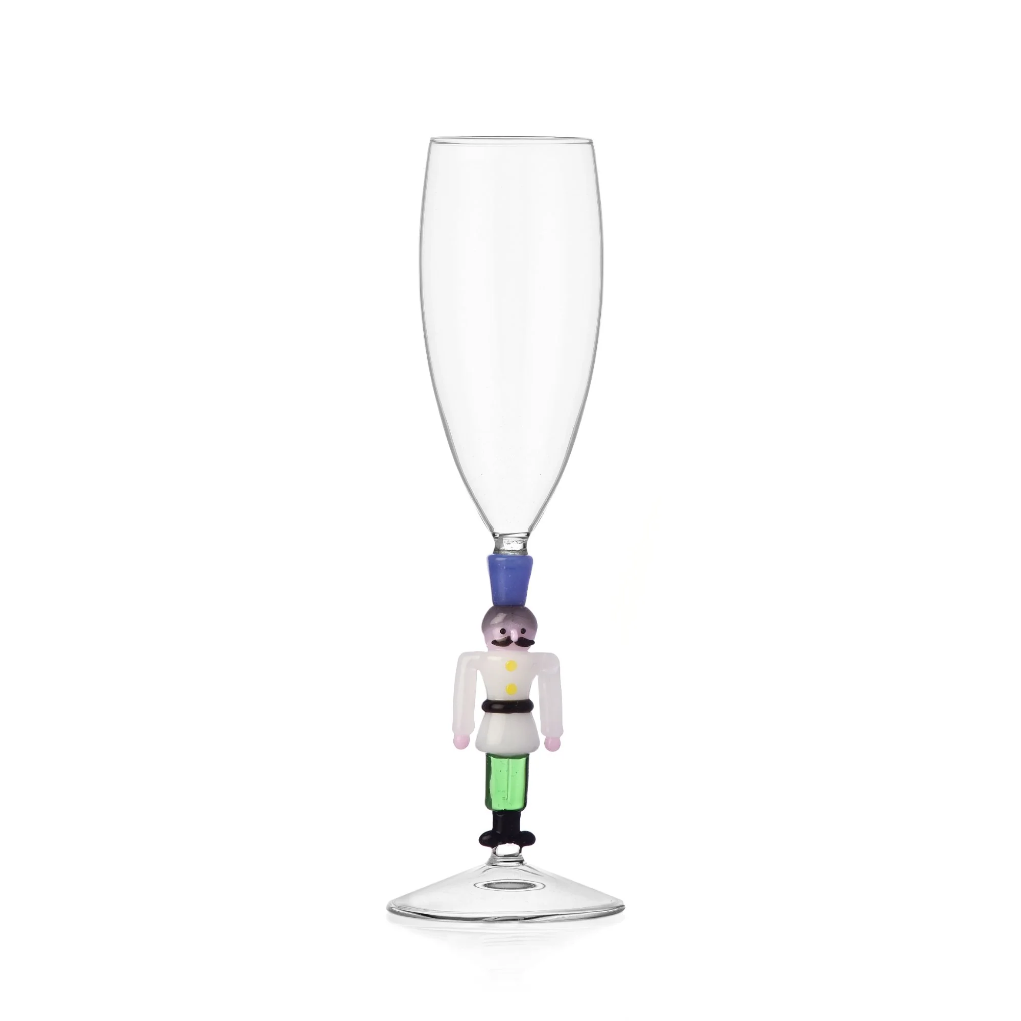 ICHENDORF Schiaccianoci Flute Soldatino 23x7cm Vetro Borosilicato