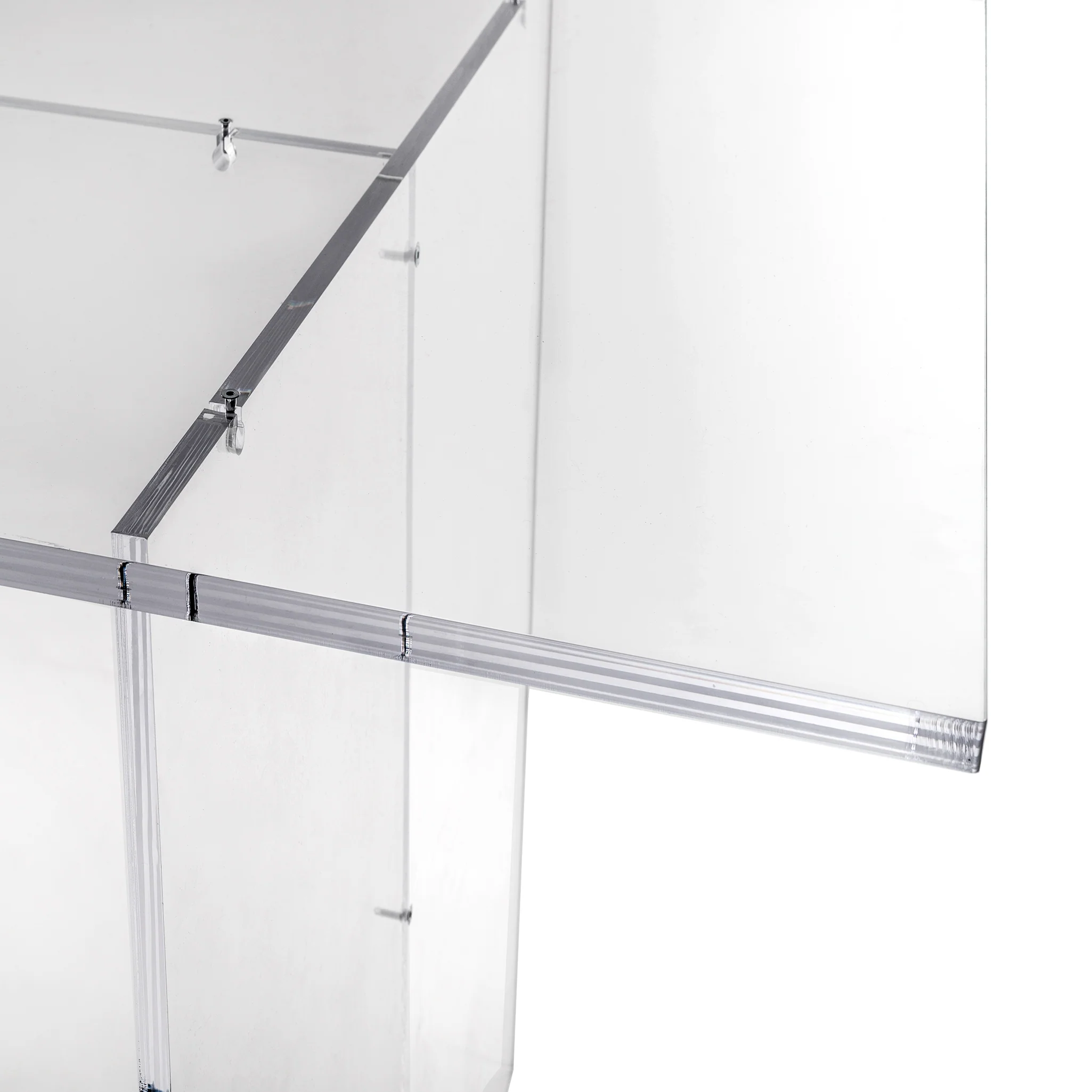 iPLEX Aria Tavolo Trasparente 155x75x80cm Made in Italy PMMA - Image 3