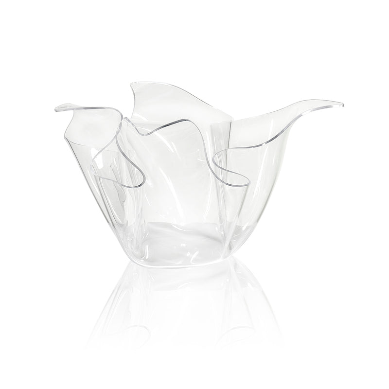 iPLEX Vaso Drappeggi in PMMA 45x29cm Trasparente Made in Italy
