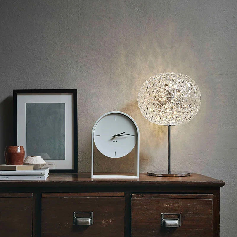 KARTELL Air Du Temps Orologio da Tavolo Trasparente Nero 22x30cm - Image 3