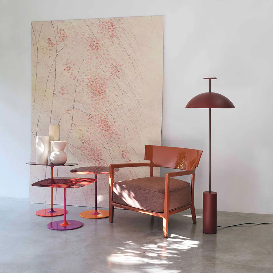 KARTELL Geen-A Lampada da Terra Piantana Bianco 132cm Acciaio - Image 3