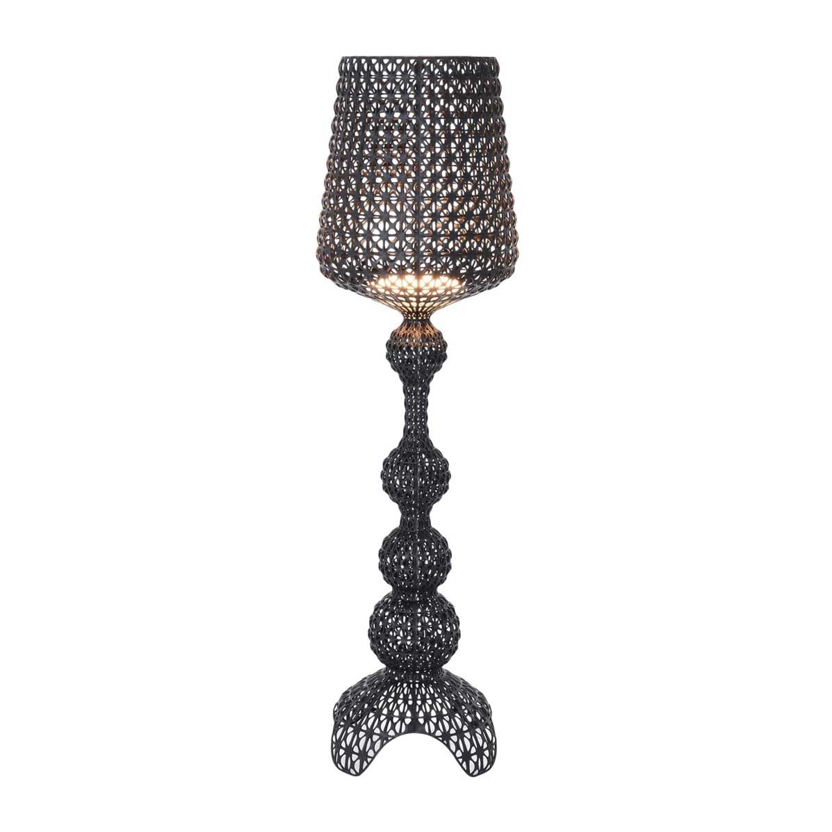 KARTELL Kabuki Indoor Lampada da Terra Piantana Nero 50x166cm