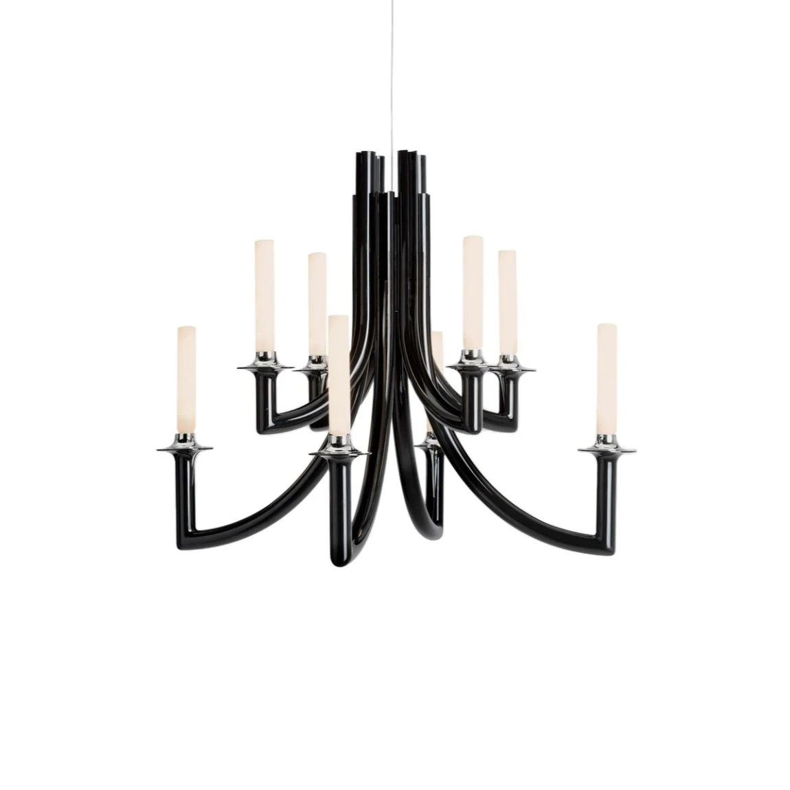 KARTELL Khan Lampada a Sospensione Lampadario Nero 77x61cm Policarbonato 2.0 - Image 2