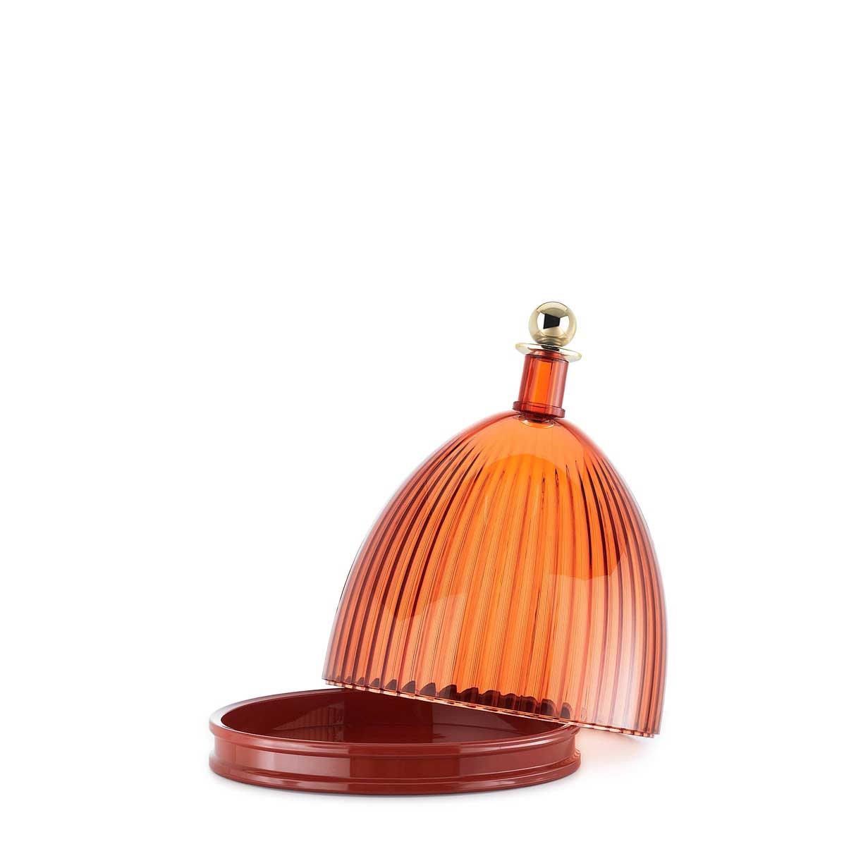 KARTELL Le Cupole Contenitore Centrotavola 24x30,5cm Ambra PMMA - Image 2