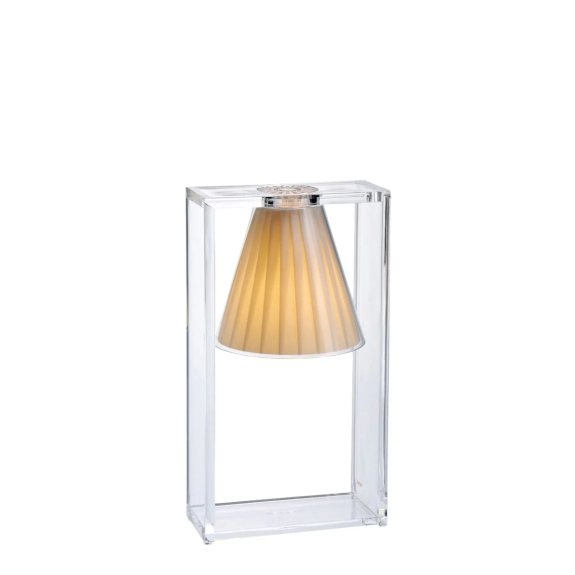KARTELL Light-Air Lampada da Tavolo Trasparente Beige 32cm - Image 2
