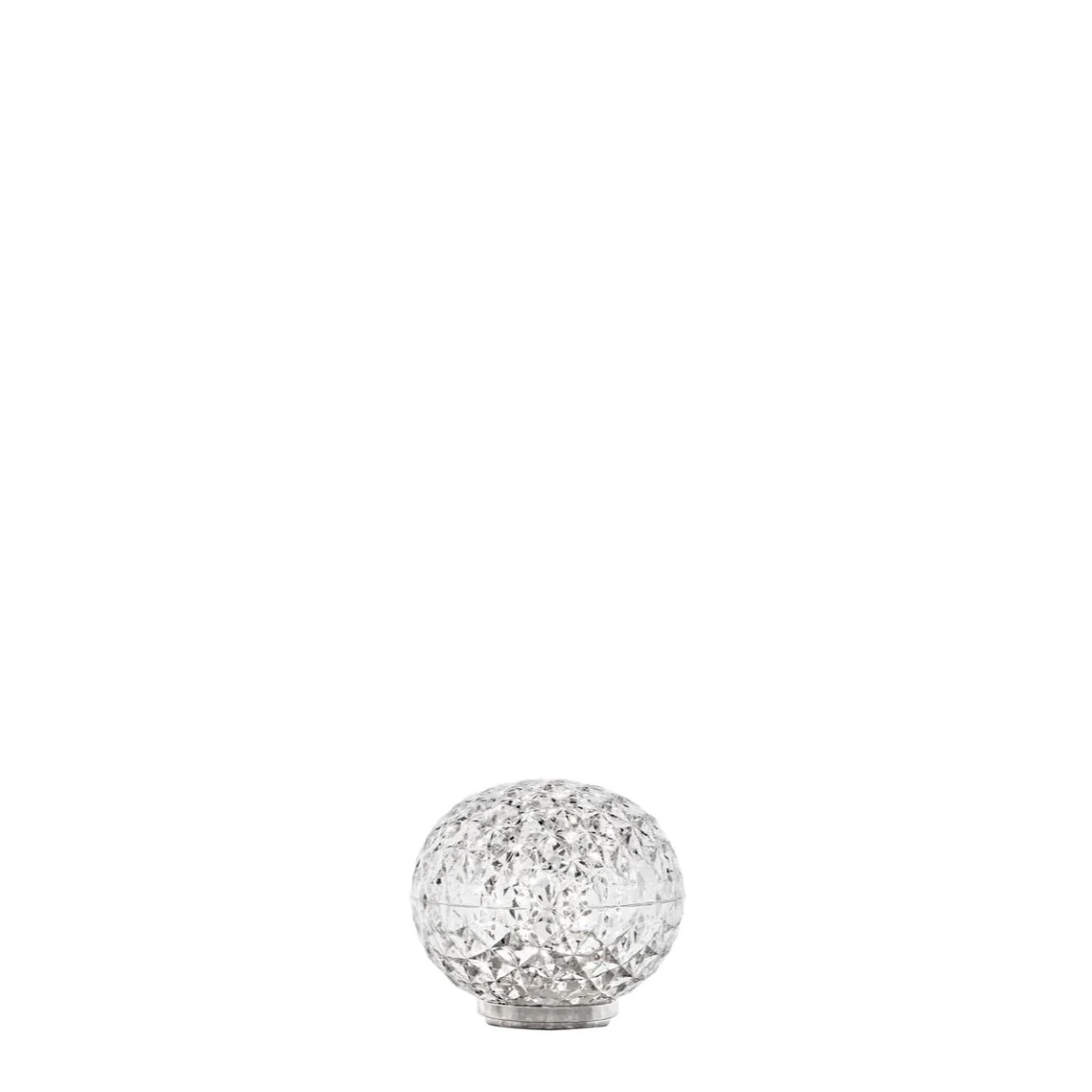 KARTELL Mini Planet Battery Version Lampada da Tavolo Trasparente 16x14cm PMMA