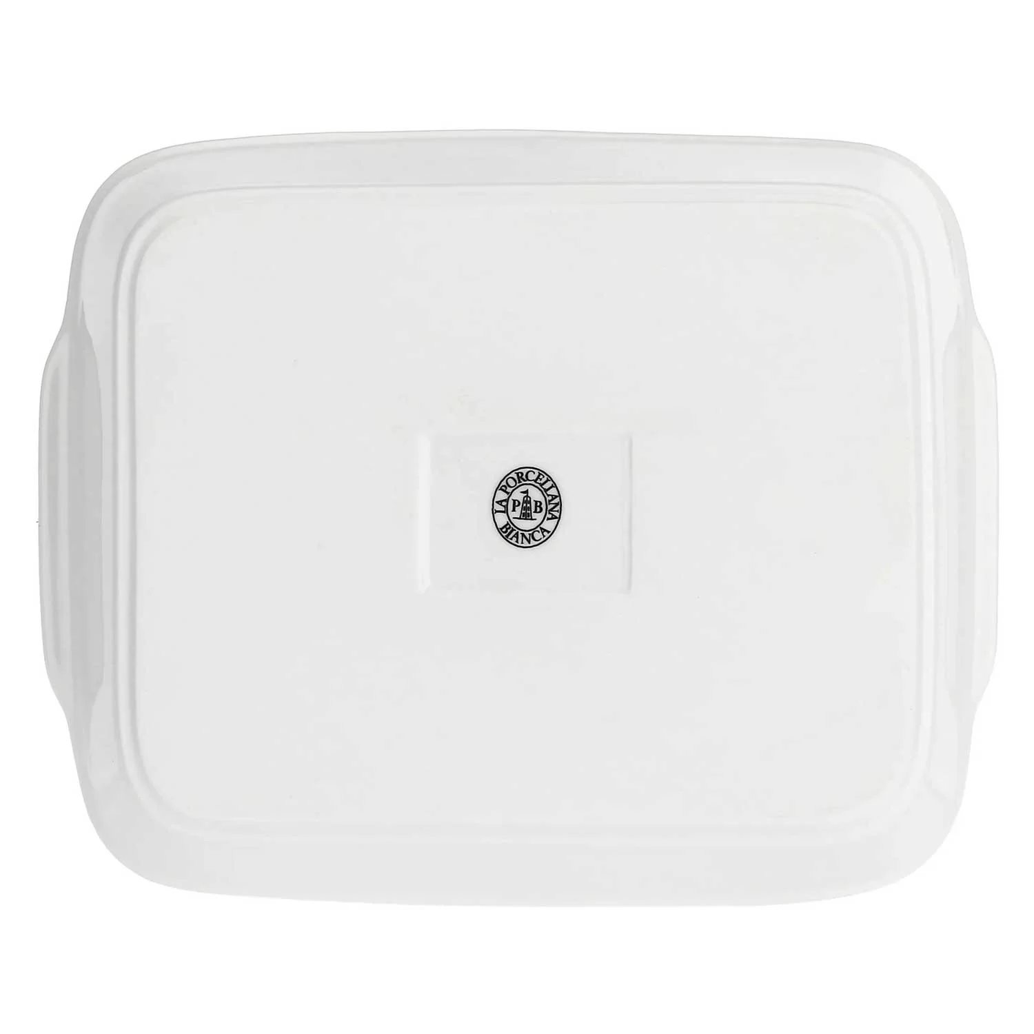 LA PORCELLANA BIANCA Anghiari Teglia Rettangolare Stondata 24x30cm Bianco - Image 2