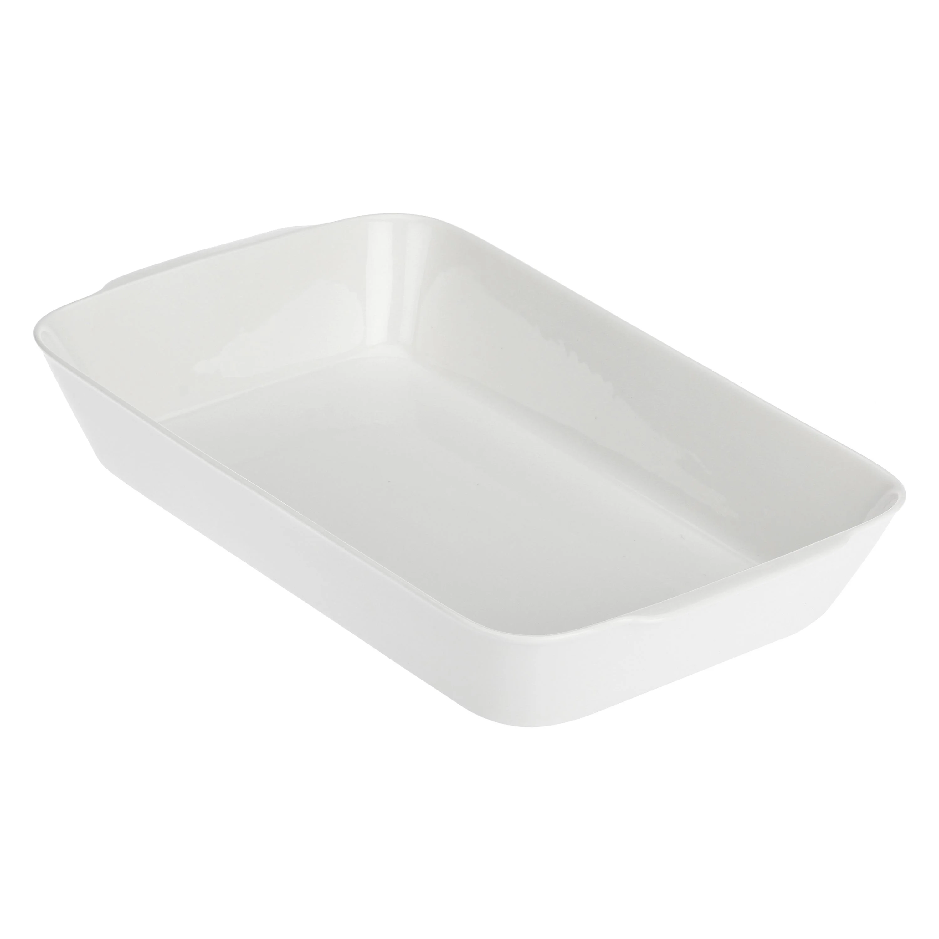 LA PORCELLANA BIANCA Anghieri Teglia Rettangolare Stondata 39x25cm Porcellana