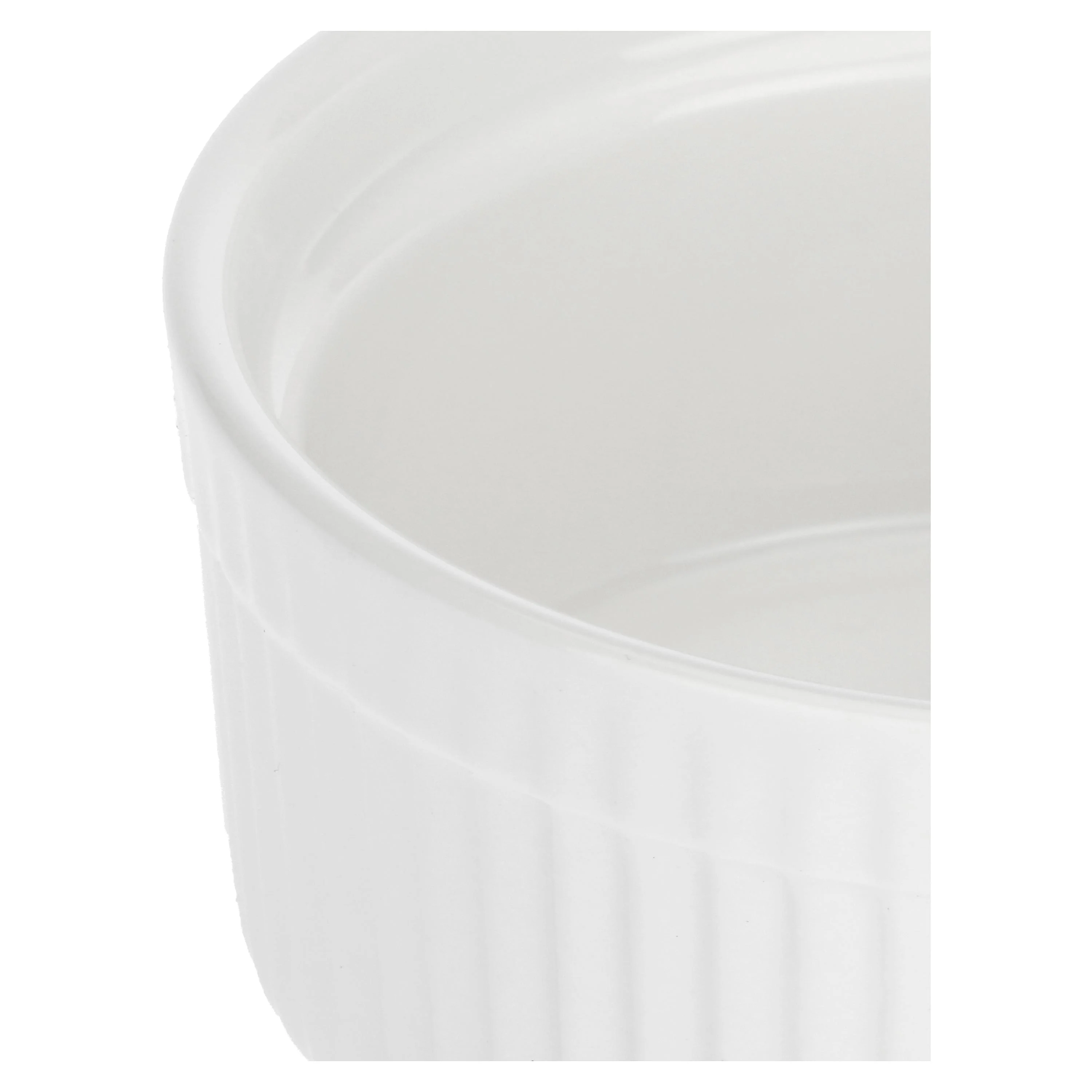 LA PORCELLANA BIANCA Arezzo Set 6 Pezzi Remequin Stampo 11,5cm Bianco Porcellana - Image 3